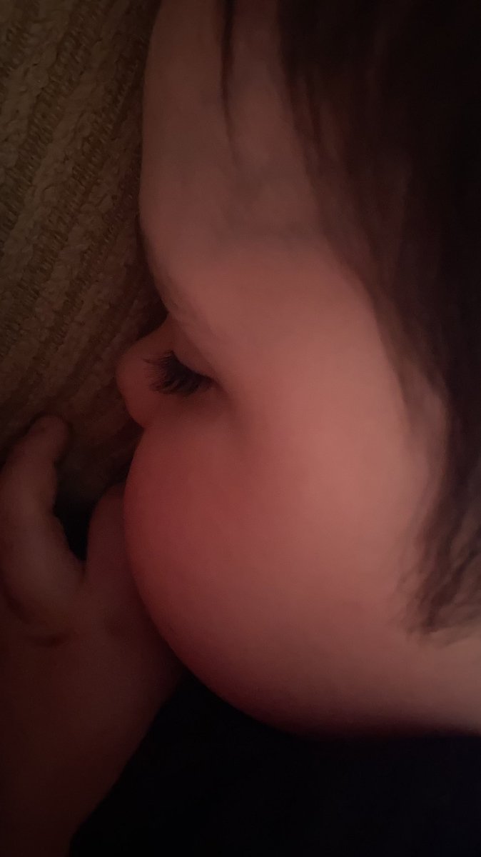 JoiTaniaSigers's tweet photo. My sleeping three year old grandbaby, Maddox, looks like a 6 month old today... #babycheeks 💙 https://t.co/5z5Txa3Acc