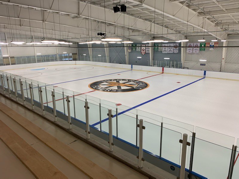 IcecoAdvanced's tweet photo. Hockey and ringette lines along with white and NF Flyers centre ice logo installed today at Gale Centre in @NiagaraFalls by @IcecoAdvanced https://t.co/RNKKiqyWTG