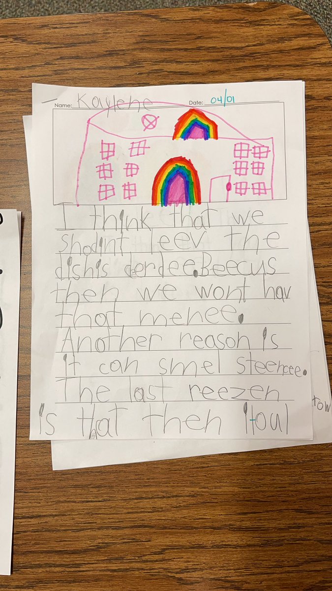 reginanicole22's tweet photo. Persuasive writing of Kindergarten 💯💯 https://t.co/5j9kSIZpdI