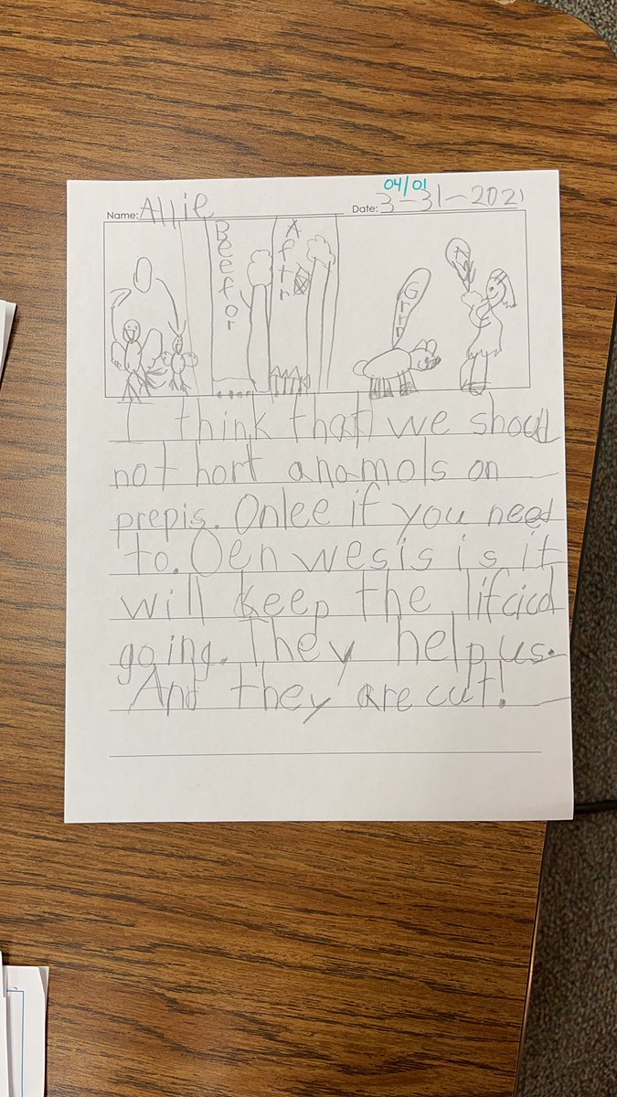 reginanicole22's tweet photo. Persuasive writing of Kindergarten 💯💯 https://t.co/KvrSUWbaAc