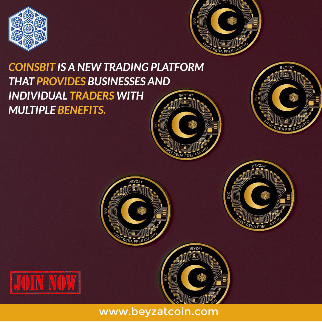 BYZ token grew out of the brand's mission to help people across the globe enjoy healthier lifestyles while building their wealth. Coinsbit is a global community dedicated to generating wealth for its users by rewarding healthy living.#cryptocurrency #DeFi #beyza