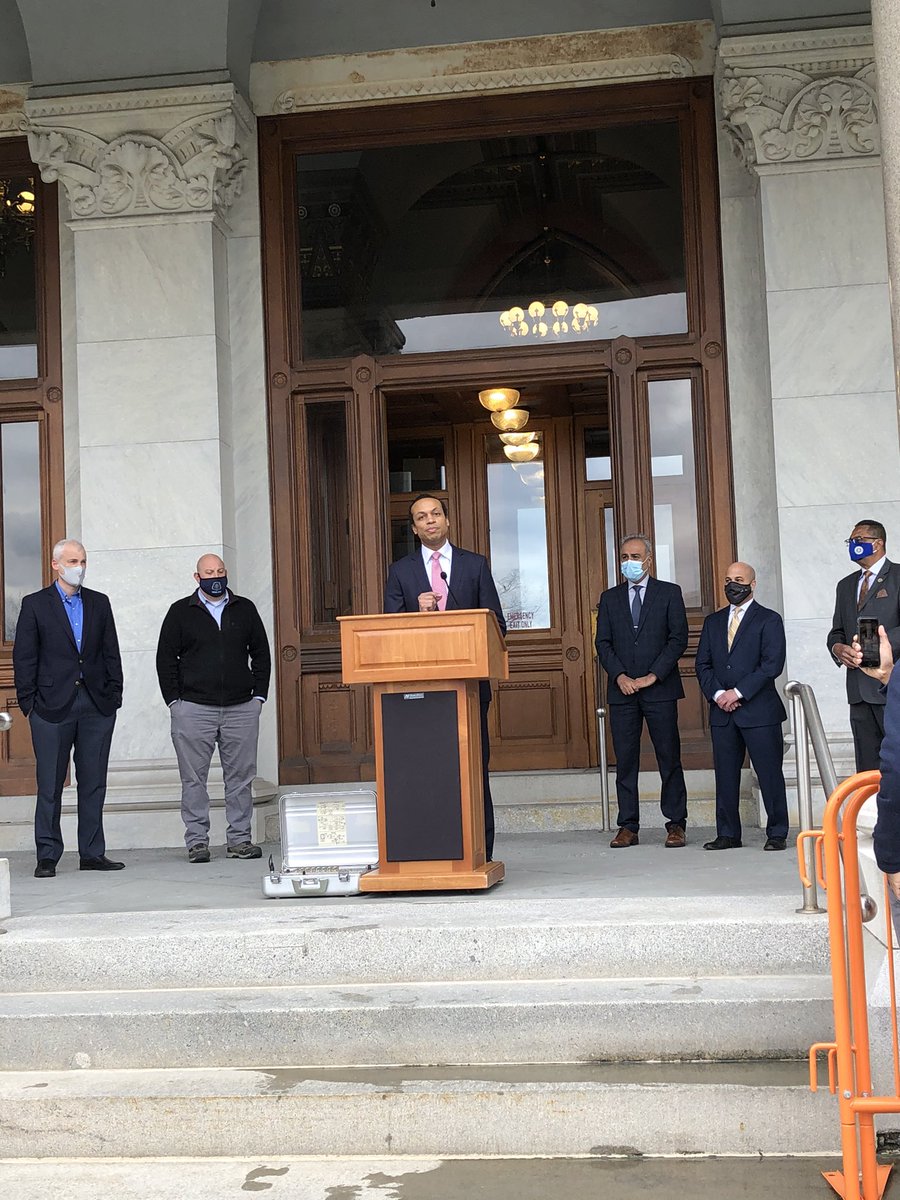 NickAbbottCT's tweet photo. . @TreasurerWooden calling on the CT legislature to “meet the moment” and support @desegregateCT - recognizes #SB1024 as a needed first step https://t.co/Yd1vxtcmKn