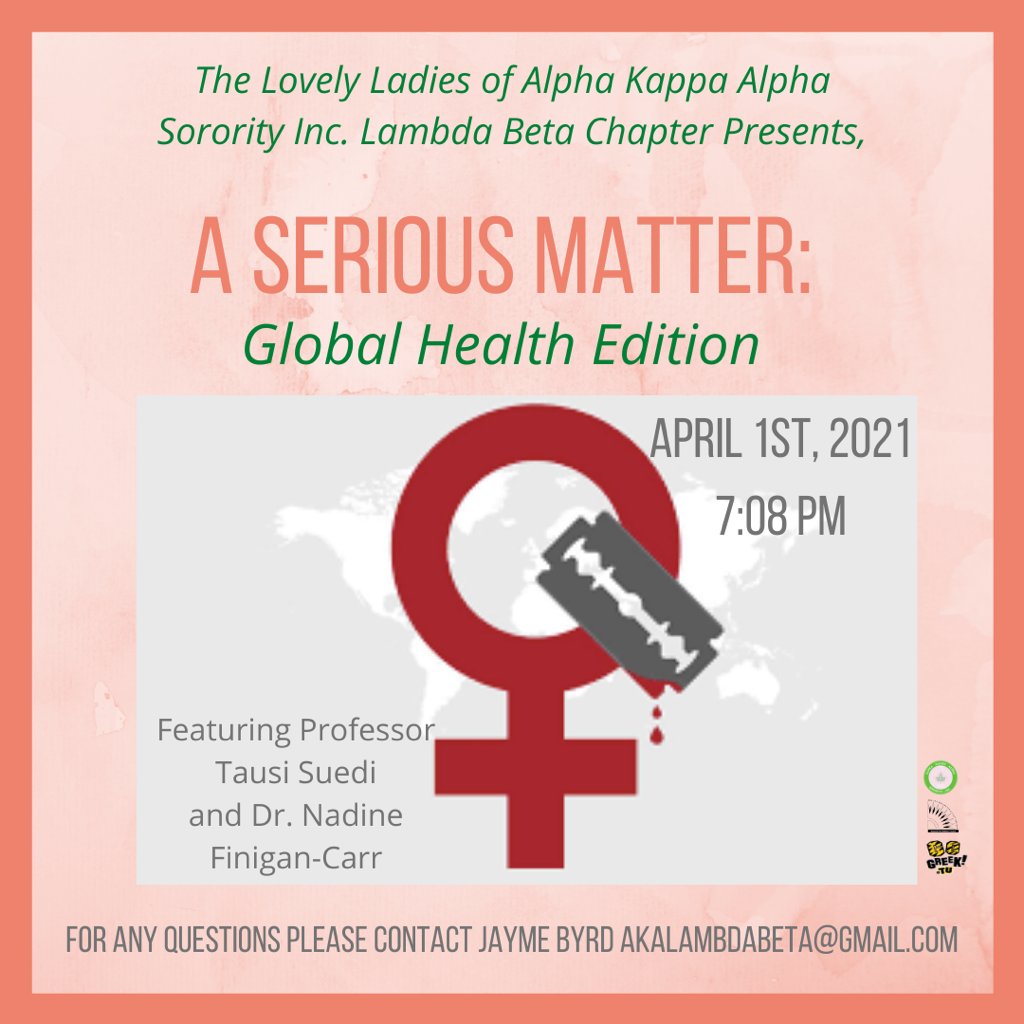 Tausi Suedi, MPH, DrPH Student tweet media