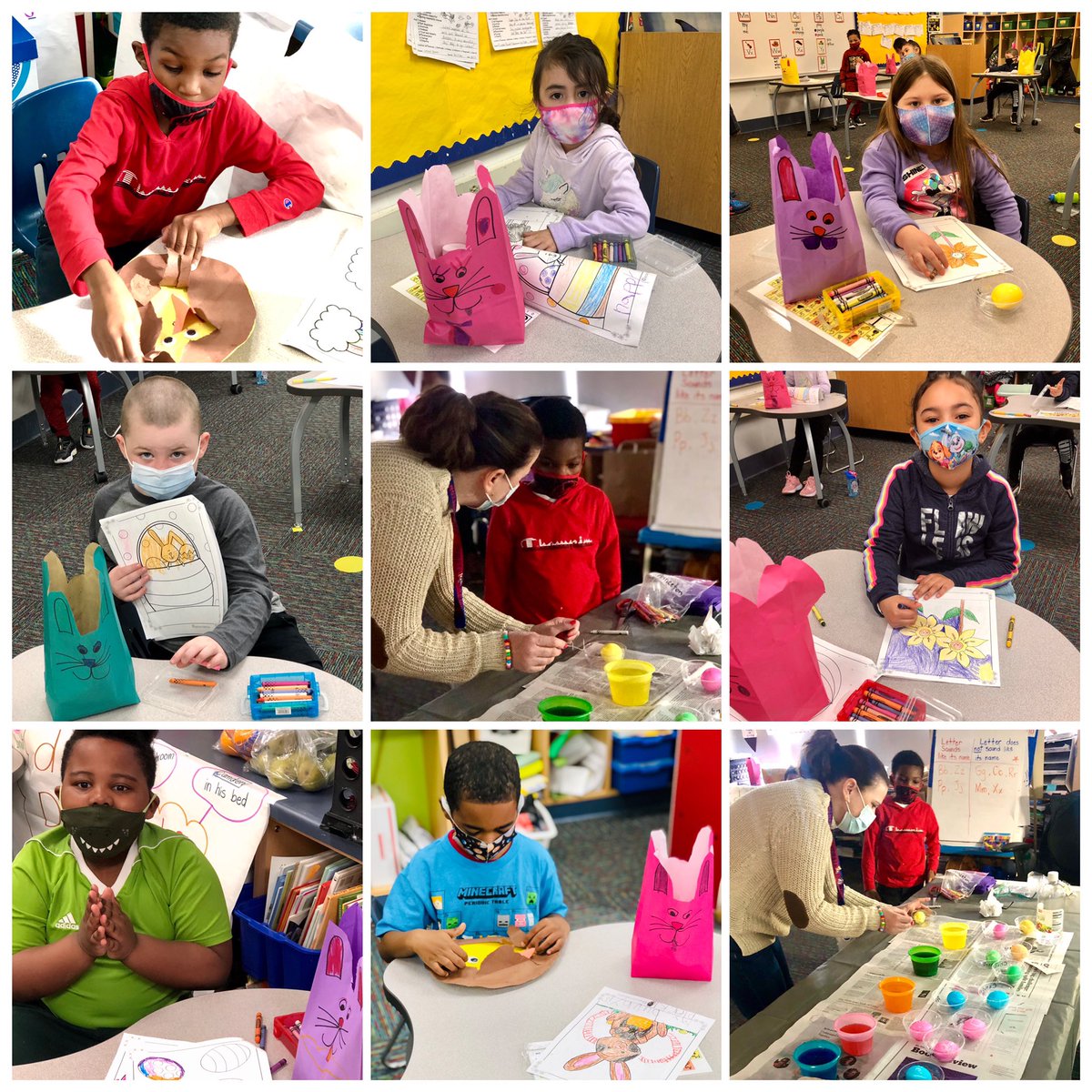 SueTracy11's tweet photo. We had so much spring fun in kindergarten today! So glad it wasn’t a snow/remote day!! @DarioBVazquez @FiatoPatti https://t.co/J6tplav8FR