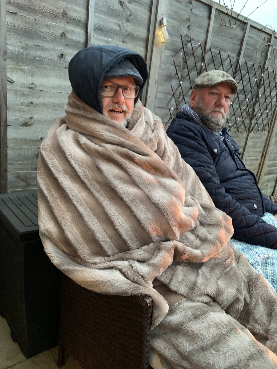 PaulRutters's tweet photo. I love hosting outside gatherings ... in April ... https://t.co/XyPTqUOVFM