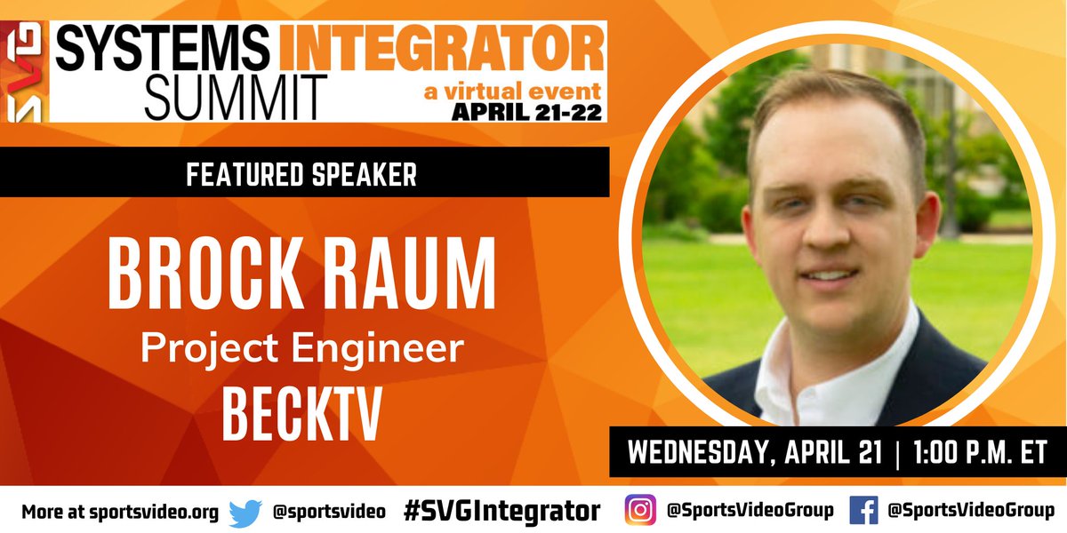 If you've ever wanted to listen to me talk about my job at a virtual conference, then do I have an event for you!
sportsvideo.org/register-event…