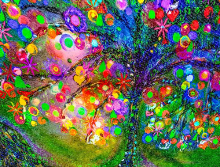 ArtisticLaurie's tweet photo. Featured Art of the Day: "Roots of Whimsy". Buy it at: https://t.co/UnL4fVWYs0 https://t.co/SStf1BspsO