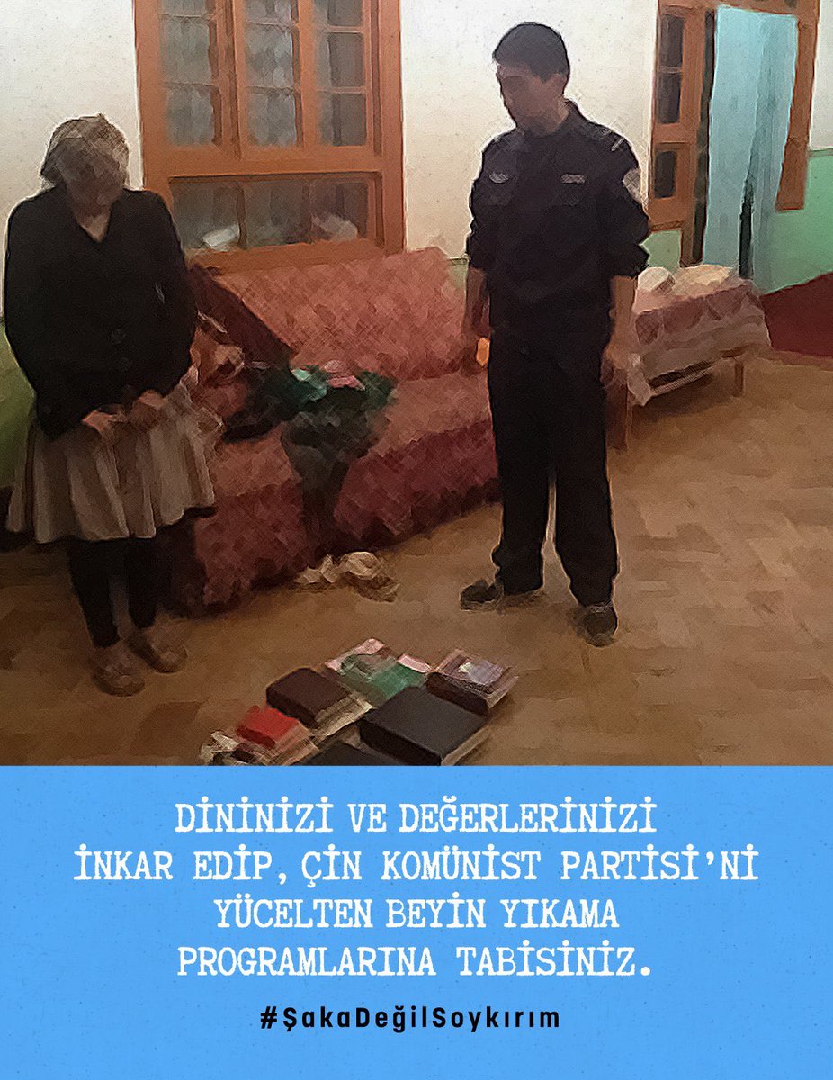 yenisafakyazari's tweet photo. Çin, #DoğuTürkistan'da ürpertici bir soykırım yapıyor!
Çin, Çin'de İslâm'ın köklerini kazıyor!
*
Çin zulmüne sessiz kalınamaz!
Çin zulmüne sessiz kalan insan kalamaz!  
#ŞakaDeğilSoykırım https://t.co/VN3c7Yg9uH