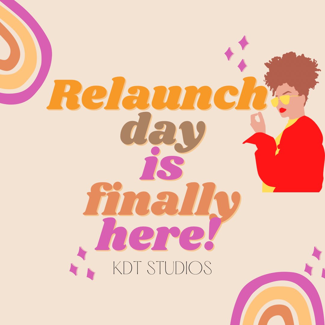 kdtstudios's tweet photo. It’s Relaunch Day! 😍
Meet KDT Studios! 🥳
#shopsmall #relaunchday https://t.co/wd2Hk7Nyxr