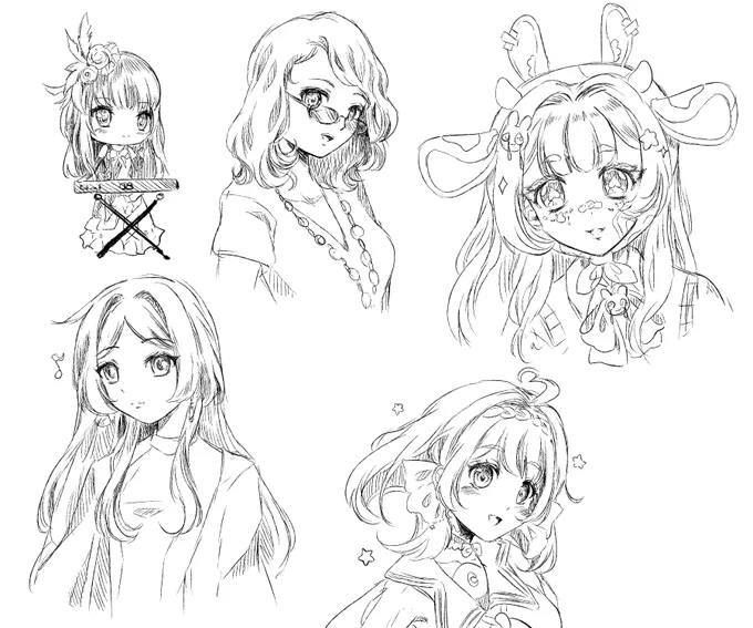 Thank you for joining todays stream!! Got to work on some more of the sketch requests from last stream c: and thank you @SssAstray for the raid! See you for tomorrows stream💖 
