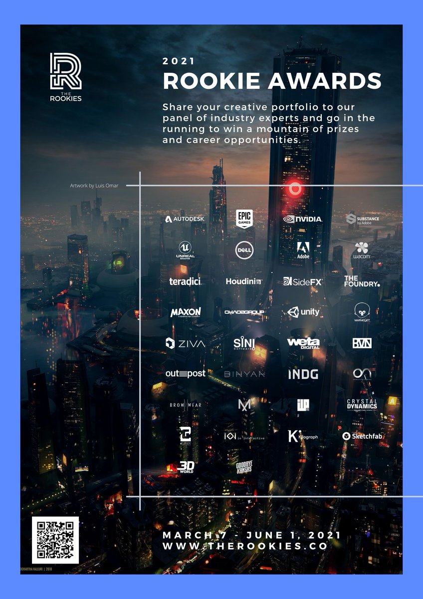 Kilograph is sponsoring the Rookie Awards 2021! Learn more and submit here: therookies.co/contests/group… #archviz #cgart #3dartist #3dart
