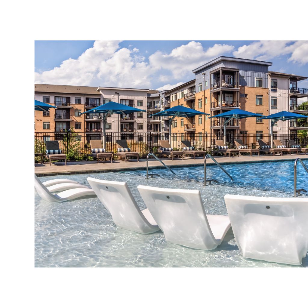 To celebrate 25 years of Clancy &amp; Theys in Charlotte, we’re highlighting some of our favorite projects since 1996.

In 2017, we completed Abbey Place - a luxury apartment community in Charlotte’s Madison Park neighborhood with a stunning pool at the center!

Follow us for more!