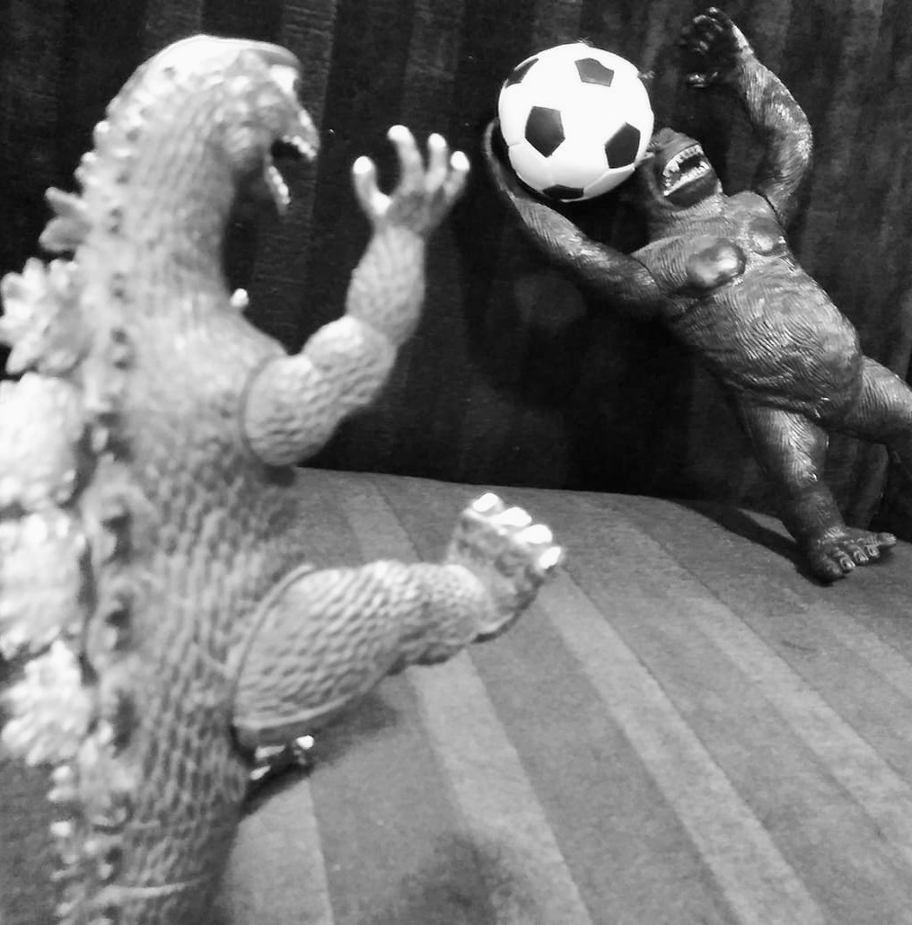 WA_Legends's tweet photo. #OTD 1954 – Tied after 120 minutes and four rounds of penalties, Godzilla goes left ... and Kong guesses right! #GodzillavsKong #TBT #A1Fool https://t.co/euHX3KDw5W