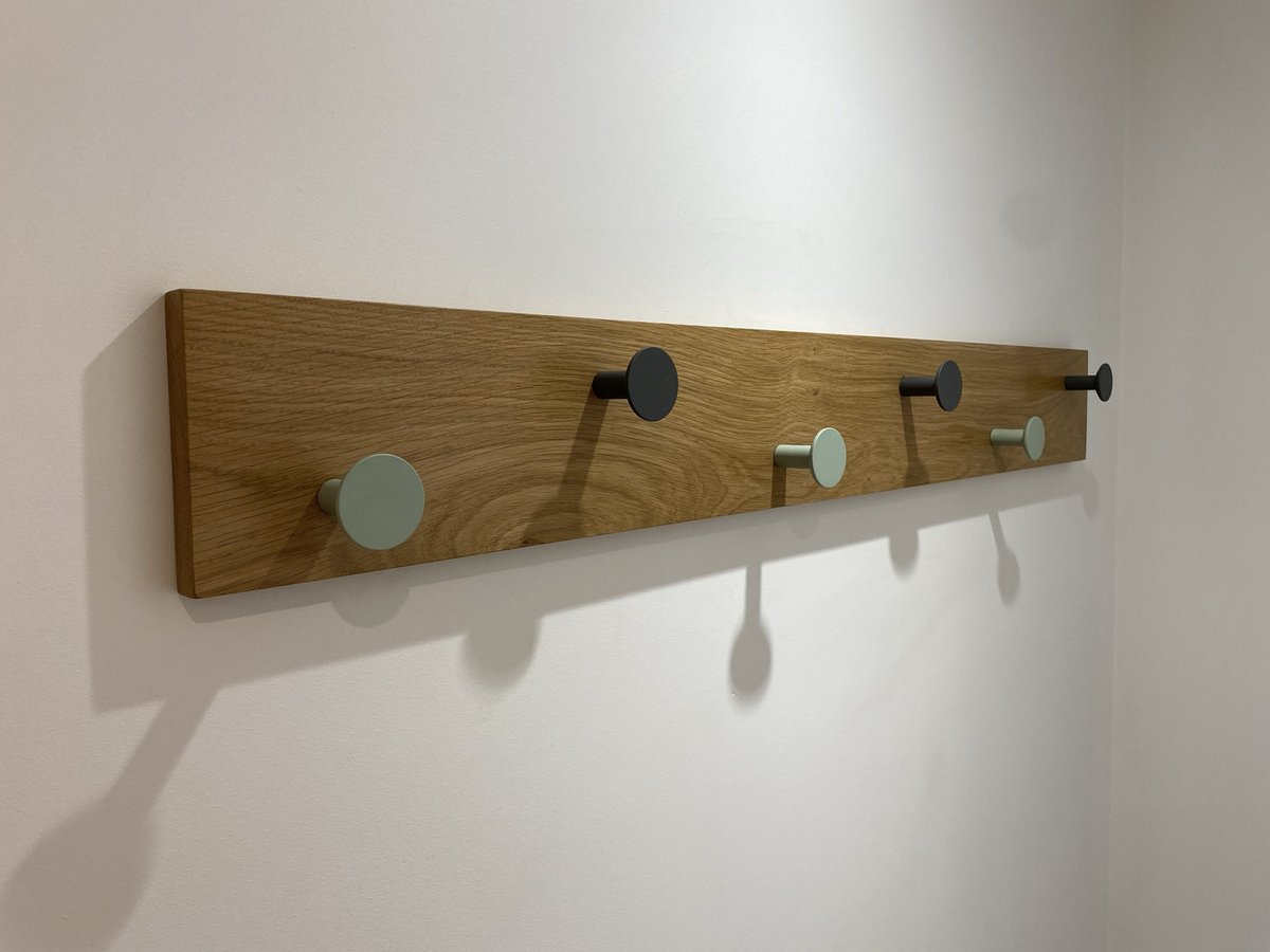 MFfurniture1's tweet photo. A small little job fitted in this week, to supply and fit an oak back board for the cloak hooks #oak #nojobtosmall #finishingtouches https://t.co/VhQPj5sZKA