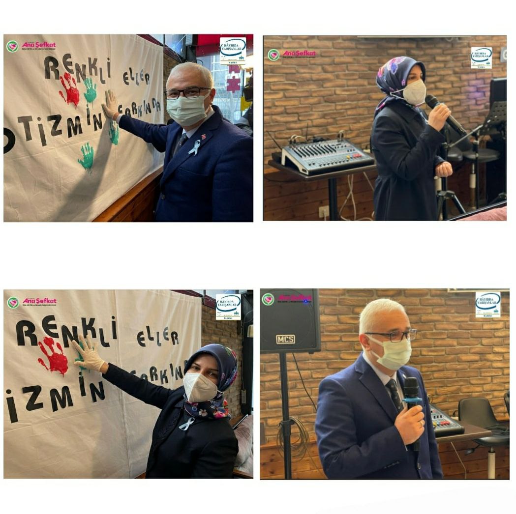 hayirdayarisan's tweet photo. "Otizme Mavi Işık Yak” kampanyası dolayısıyla Ana Şefkat Rehabilitasyon Merkezi ile beraber Otizme dikkat çektiğimiz etkinliğimize katılım sağlayan Bld.Bşk.Yrd.@Zafer_sogutcu beye @Gulten_Trz hanıma,iyilik der.bşk @omerakblt44 beye teşekkür ederiz,
Emeği geçen herkese teşekkür. https://t.co/BqZsDdH8gE
