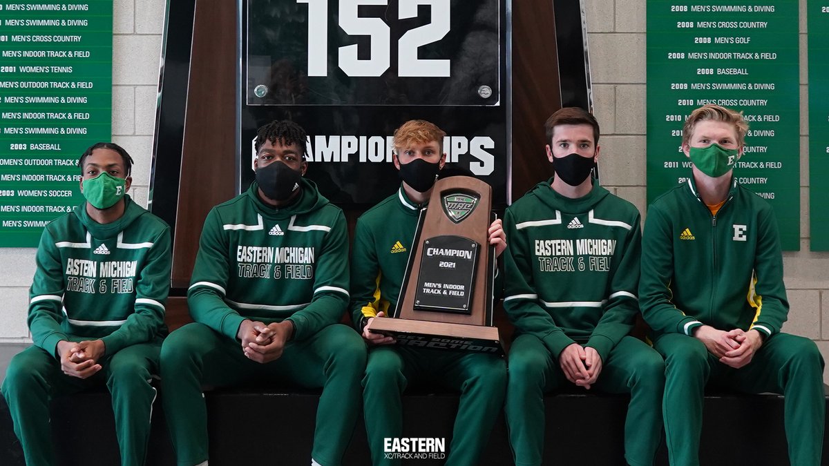 EMUXC_TF's tweet photo. Feels good to change the plaque, but there's still more work to do 👑👑...

#EMUEagles | #ChampionsBuiltHere https://t.co/9479agfc1K
