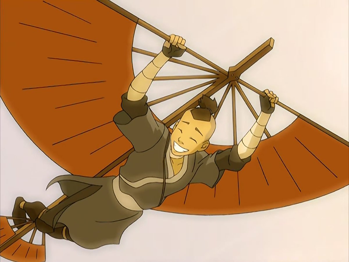 YourDailyAvatar's tweet photo. Sokka Flying https://t.co/3DLarhbrCQ