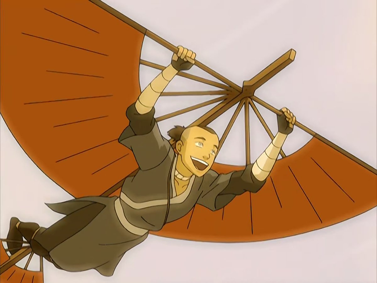 YourDailyAvatar's tweet photo. Sokka Flying https://t.co/3DLarhbrCQ