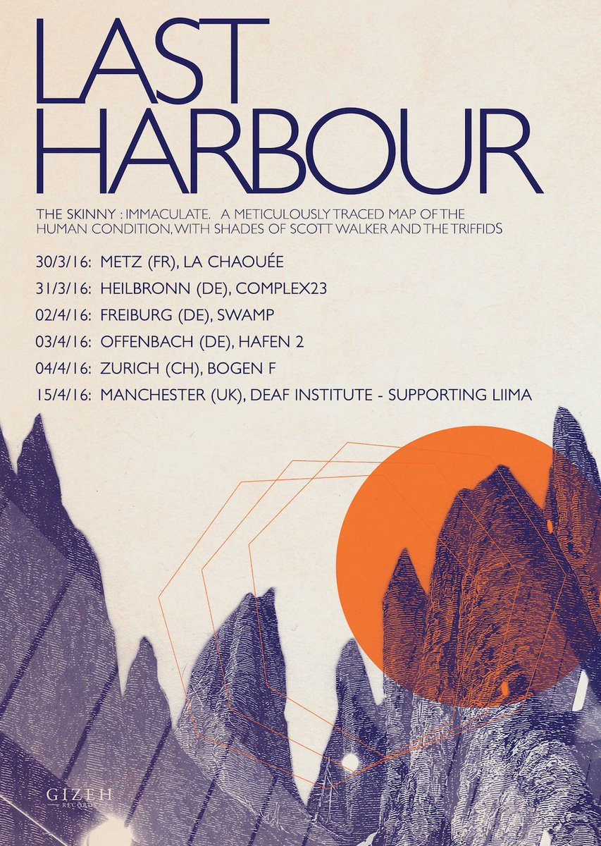 LastHarbour's tweet photo. ! ANNIVERSARY !
Exactly five years ago today we were in Germany on a short tour to promote the 'Paler Cities' 7" (@GizehRecords). Watch out on Bandcamp Friday tomorrow for a bargain vinyl bundle via https://t.co/xwNXK2QUb0. Hope everyone is keeping well in these strange times. https://t.co/d9Z5l2VJYl