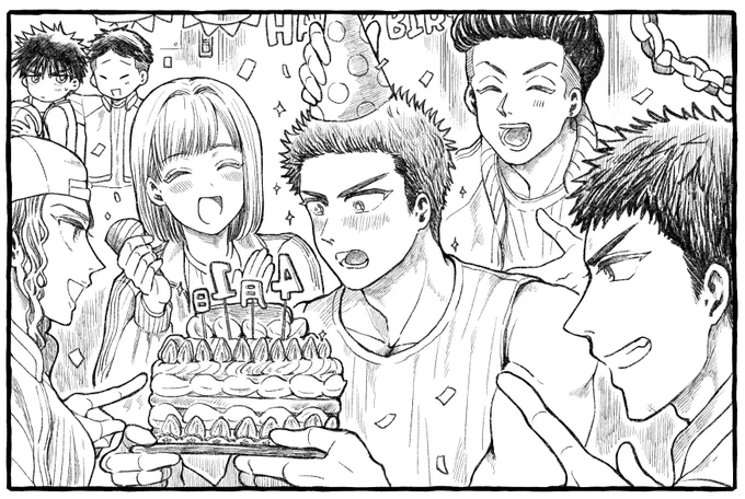 全然間に合わなかったので途中経過のコマで祝う?はなみちくんいつまでも健やかでいてくれ〜????? 