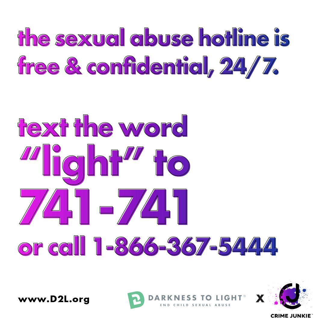 CrimeJunkiePod's tweet photo. April is #NationalChildAbusePreventionMonth. We've partnered w/ @Darkness2Light to bring you this week's episode, MURDERED: Peggy Reome. For additional resources, including what to look for and how to file a report, visit https://t.co/bbRdojbUKI
Blog post https://t.co/2mrkHQ5kj2 https://t.co/Gnqzn4JNcR