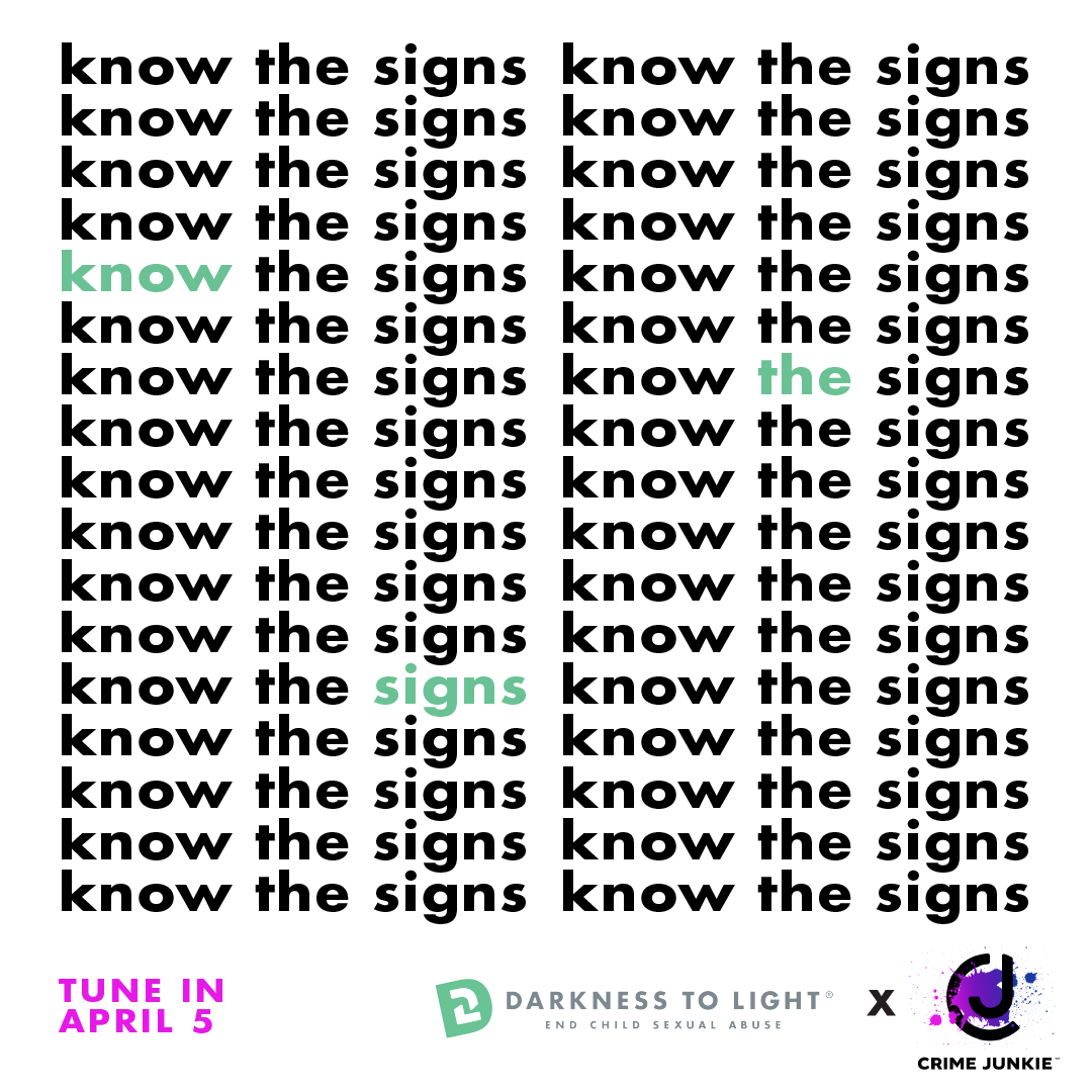 CrimeJunkiePod's tweet photo. April is #NationalChildAbusePreventionMonth. We've partnered w/ @Darkness2Light to bring you this week's episode, MURDERED: Peggy Reome. For additional resources, including what to look for and how to file a report, visit https://t.co/bbRdojbUKI
Blog post https://t.co/2mrkHQ5kj2 https://t.co/Gnqzn4JNcR