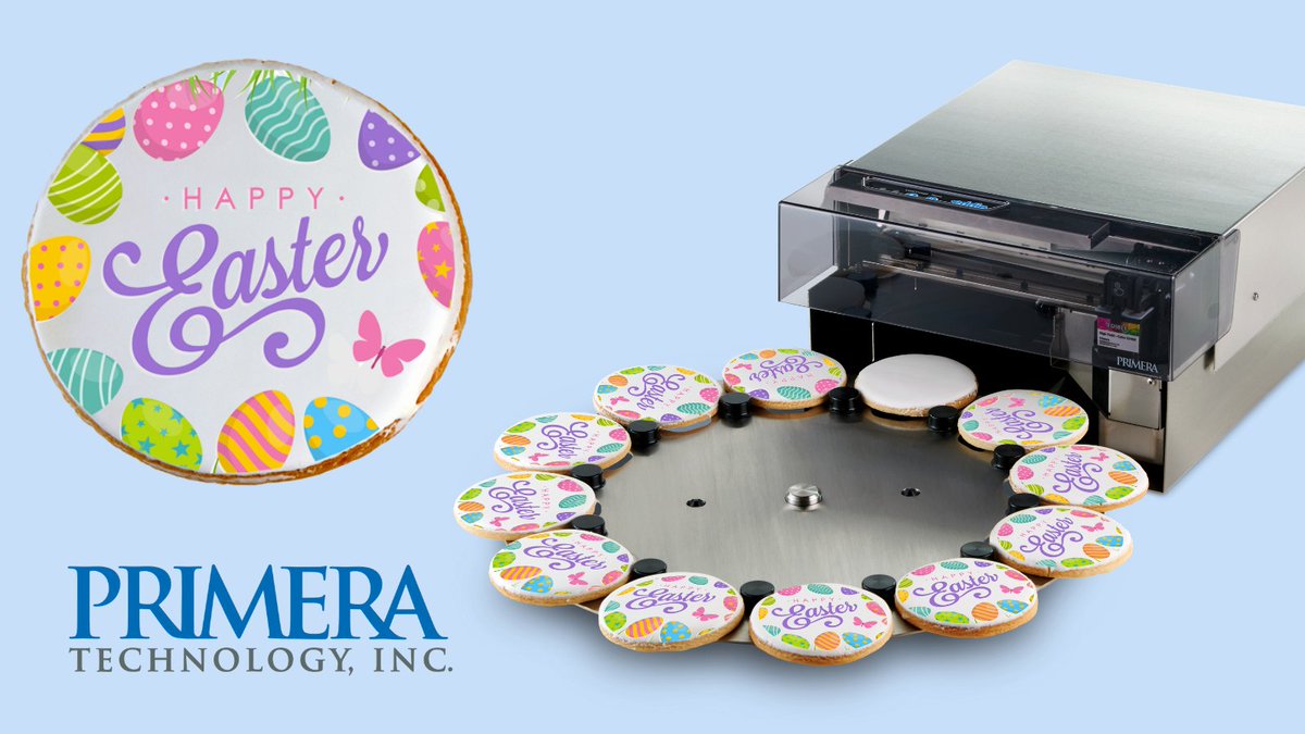 Happy Easter from Primera! 

Please note that Primera's offices will be closed Friday, April 2nd. Shipments will resume on Monday, April 5th.

Technical Support will be open on Saturday from 11:00 AM - 8:00 PM CST. Live chat on primera.com or call +1 763-475-6669.