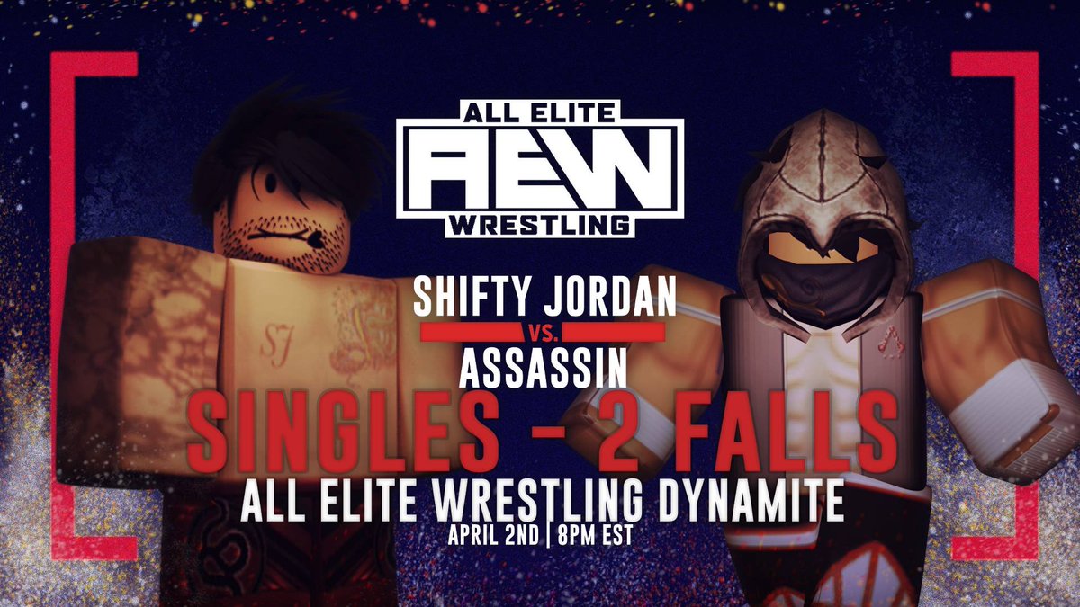 ALLELITERBLX's tweet photo. ALL ELITE WRESTLING - DYNAMITE

@ShiftyxJordan DEBUTS LIVE TO TAKE ON THE FTW CHAMPION [Non-Title], #Assassin!

Will #ShiftyJordan over take the FTW champion, and earn a N1C for FTW, or will the #Assassin PROVE, why he's the FTW champion!? https://t.co/PBvQpLvMHw
