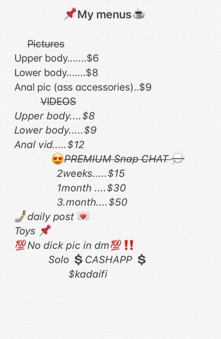 RickyStars4's tweet photo. Premium snap chat 💭 
Pictures and videos 💌
Daily upload 🤳❌❌❌18+❌❌❌
💯Nudes 📌
CashApp ($kadaifi ) https://t.co/iJpPzWpkk4