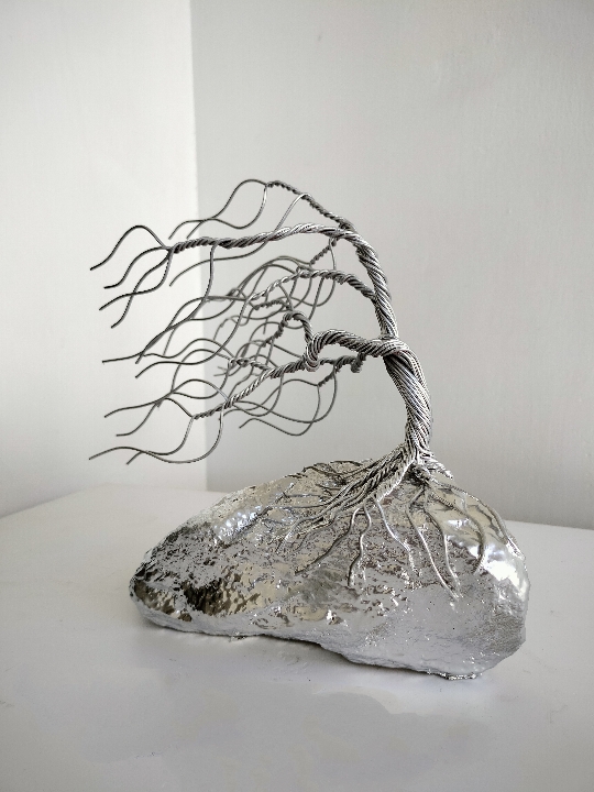Eddykimani's tweet photo. Title - "Shinebright"
Base - Solid rock. Silver.
Visit @wirebonsaitreesbyeddy on - Facebook/Instagram for any inquiries.
#wiredance #wiretherapy
#handmadekenya #homedecorkenya #officedecorkenya #wireart
#wiretreesculpture https://t.co/SLAgOntcDm