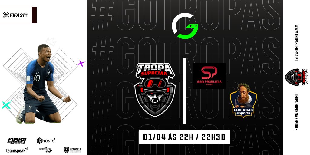 TropaSuprema's tweet photo. Dupla jornada na @globalfutclub_ .
⏰22H/22H30
🆚#SemProblema | @LusiadasE
🏆https://t.co/0xkVBRqBjk
🖥️https://t.co/PS51MDK3PO
⚽️ 🇵🇹@Lucas_SG23 | 🇵🇹@lucasp3080 | 🇵🇹@wlnr | 🇵🇹@morinha96 | 🇵🇹@ApogeeAtomic | 🇵🇹@xoqzss | 🇵🇹@AndreBarao95 | 🇵🇹@ElLavrador | 🇵🇹@Lsilva_crlh
#GoTropas https://t.co/wJrwa5aWaD