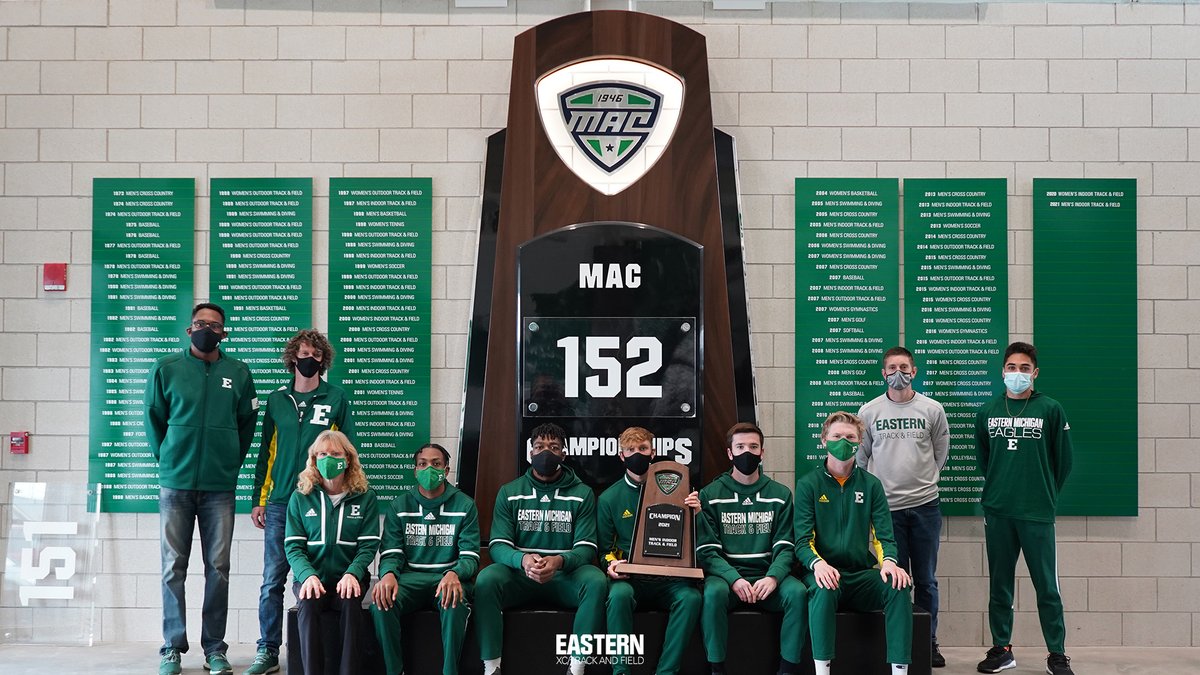 EMUXC_TF's tweet photo. Feels good to change the plaque, but there's still more work to do 👑👑...

#EMUEagles | #ChampionsBuiltHere https://t.co/9479agfc1K