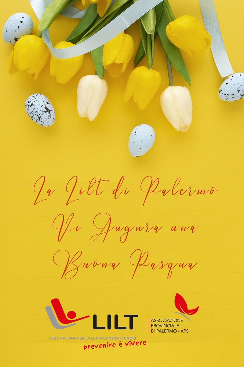 Il Presidente, i medici e i volontari della #LILT di #Palermo vi augurano una #BuonaPasqua. <a href="/LILTnazionale/">LILT</a> 
Gli Uffici saranno riaperti al pubblico MARTEDI 6 Aprile alle ore 9:00 

#liltpalermo #pasqua #pasqua2021 #prevenzionesalute