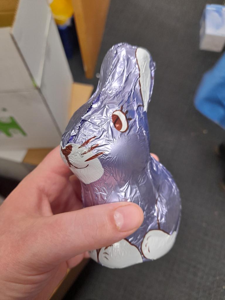 woolford_becky's tweet photo. @UoWnurses Really great 1st week with the district nurses, definitely where I see myself working in the future. Accidently ended up winning a chocolate bunny in a Easter egg hunt when going to the store room for a dressing pack! #uownurses https://t.co/GxMJ4Isa2U