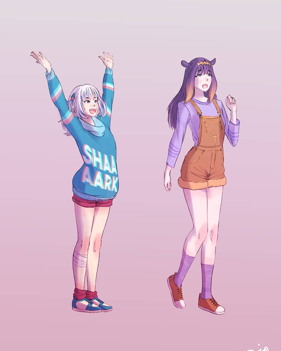 DavieDro's tweet photo. Ya que estoy en Twitter aquí otro fanart
#gawrt #gawrgura #inart #いなート https://t.co/4sURdAwekf