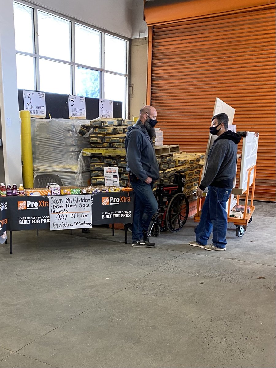 John pro department supervisor explaining pro extra  during our pro appreciation event. Great job!