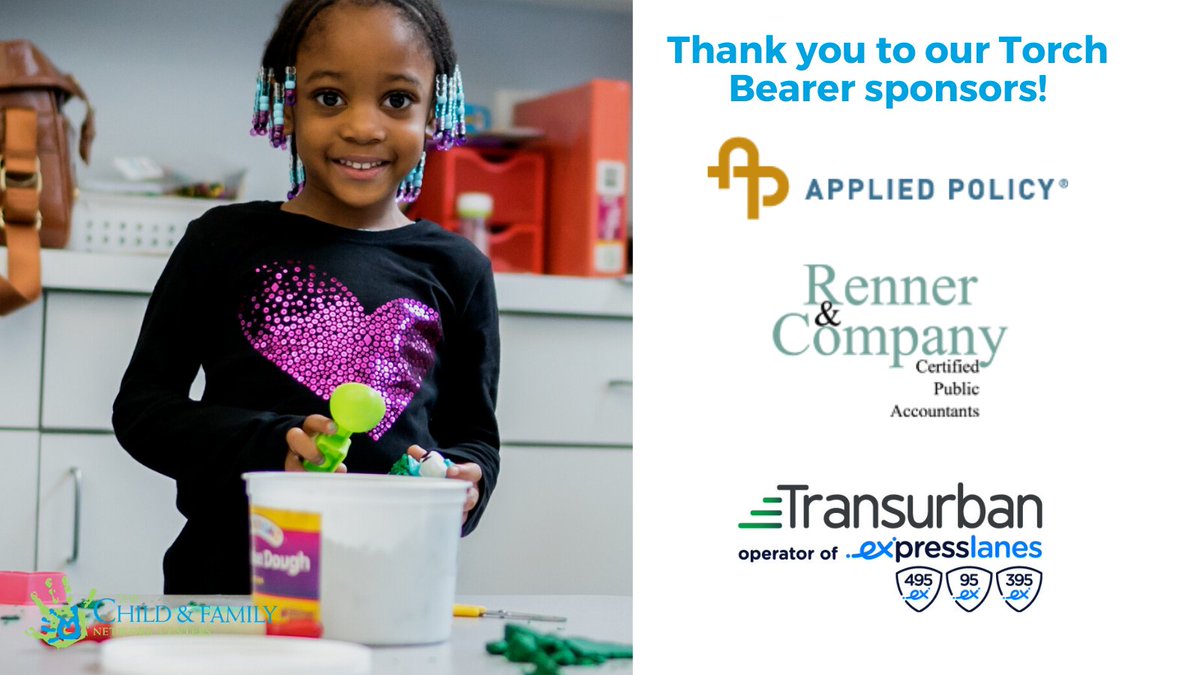 We want to give a huge thank you to our 2021 Virtual Spring Benefit Torch Bearer sponsors! Thank you so much to <a href="/AppliedPolicy/">Applied Policy</a>, Renner and Company CPA, and <a href="/Transurban/">Transurban</a> for joining the CFNC family as a Spring Benefit sponsor.