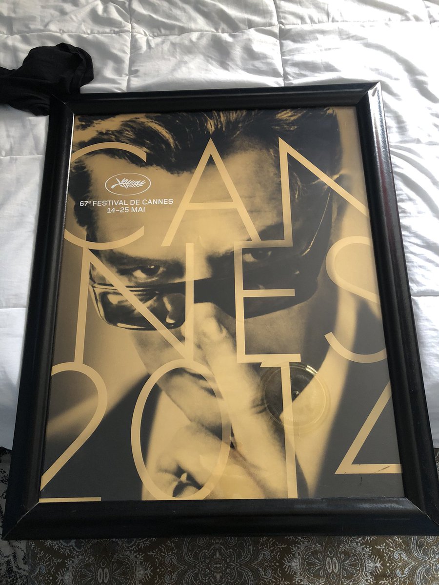 TweeterBurrage's tweet image. Thrifted this @Festival_Cannes 2014 poster today for $3