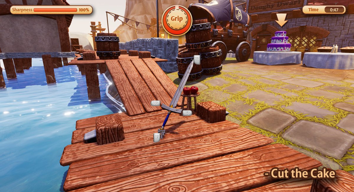 People in the bay have stuff that needs to be cut... even if they don't know it. You are sword, a vigilante of slicing. Take on the hazards of dullness on an epic adventure in the toughest game ever made.
 #gamedev #indiegame #gaming #UE4 #WhoNeedsBlacksmithingAnyway