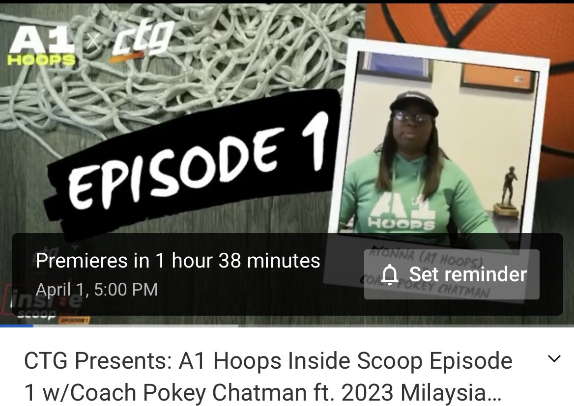 a1hoopsreport's tweet photo. 🚨Episode 1 Drops Today @5PM
Link in the Bio
https://t.co/1vyJYsJJkQ
#a1certified #a1insidescoop #a1xctg
@pokeychatman @MilaysiaF https://t.co/lV7HmrKvw0