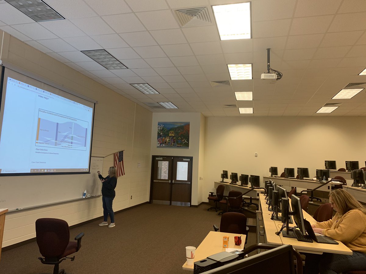 theCarlyAdam's tweet photo. PBIS Tier I Day 2 for Rabun Co. today. District Coordinator Kelly McKay is closing us out with organizing our follow up tasks. Thanks for a great two days, this team has worked hard to prepare for our approaching 2021-22 school year. https://t.co/tflb2U8MVt