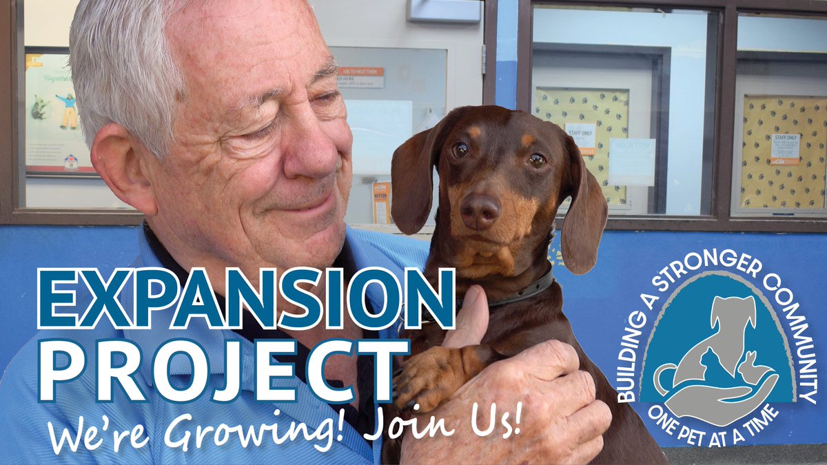 HHSwilliamsburg's tweet photo. We are THRILLED to announce our 2021 Expansion Project! The time has come for Heritage Humane to expand &amp; update our facility, and we need your help to get there! Visit https://t.co/fCIBi6WwBc to learn more!
Help us build a stronger community, one pet at a time!
#HHSExpansion2021 https://t.co/QC3Cof8AT1
