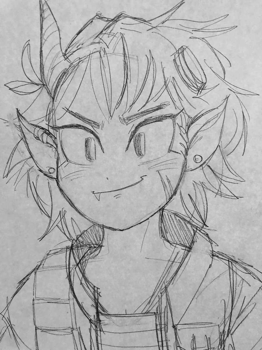 i havent drawn on paper in a lonngggg time 