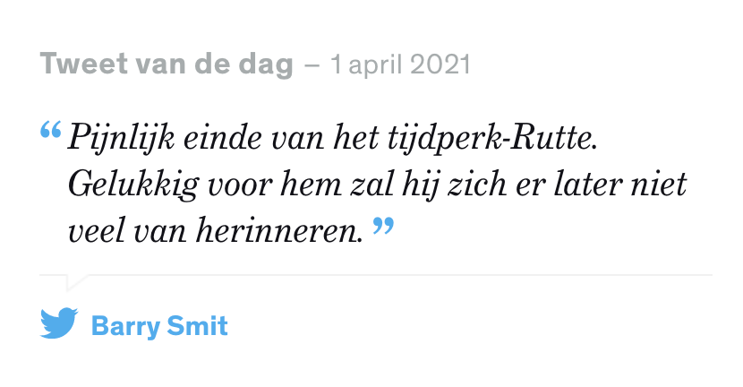 De Tweet van de Dag is van <a href="/barrysmit/">barry smit</a>: