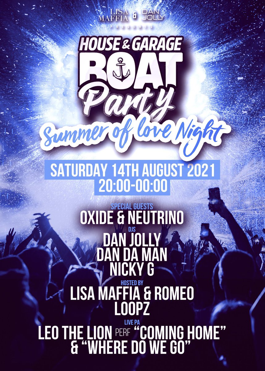 Boat vibes <a href="/Lisamaffiauk/">LISA MAFFIA</a> <a href="/DJDanJolly/">Dan Jolly</a> <a href="/DJOxide/">Oxide</a> <a href="/McNeutrino/">Neutrino</a>