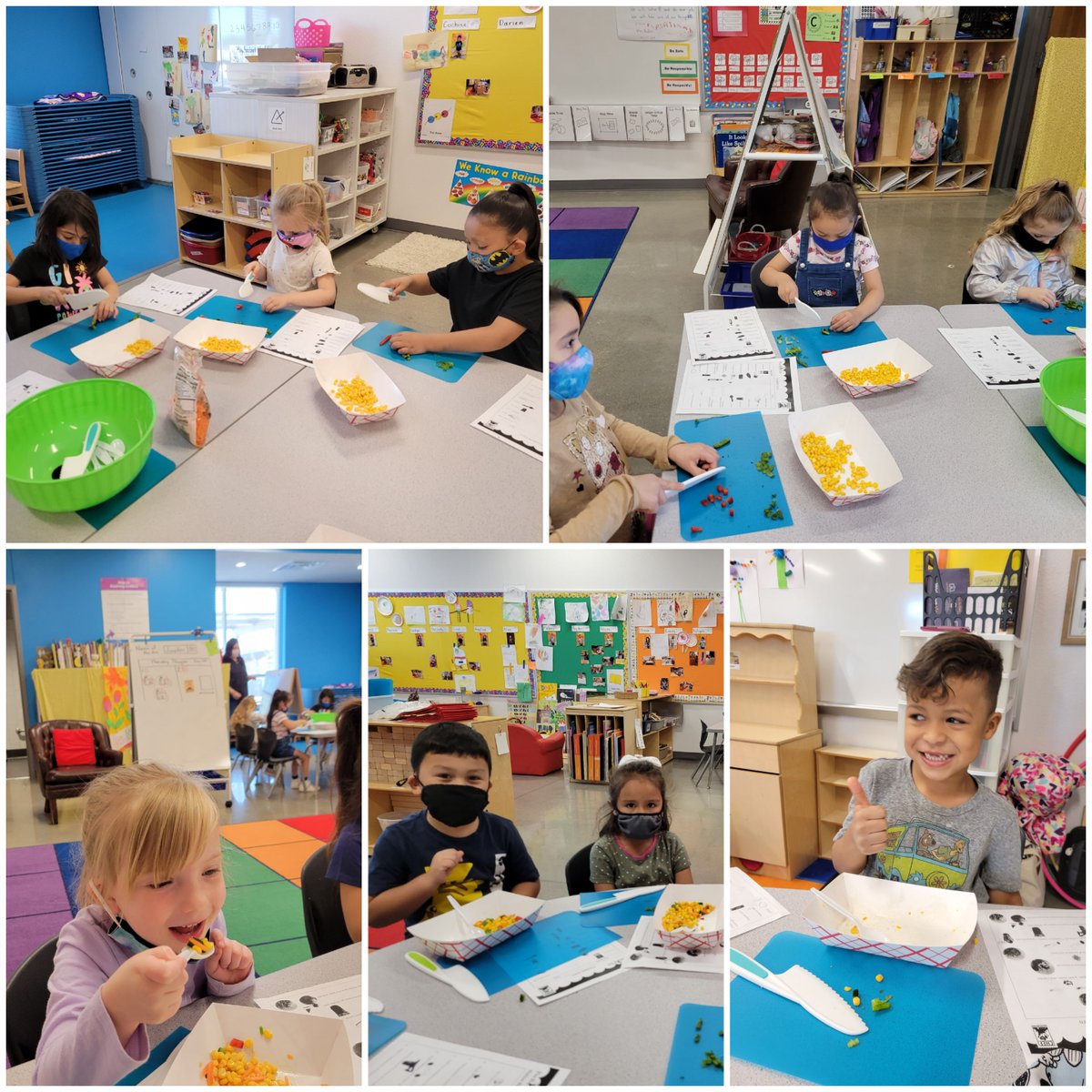 butlerclassroom's tweet photo. Pre-k tried out a new recipe from CHEF and created confetti corn. "Actually, it's delicous!"
#pvlionpride #ecproud https://t.co/6X7hhpFDqS