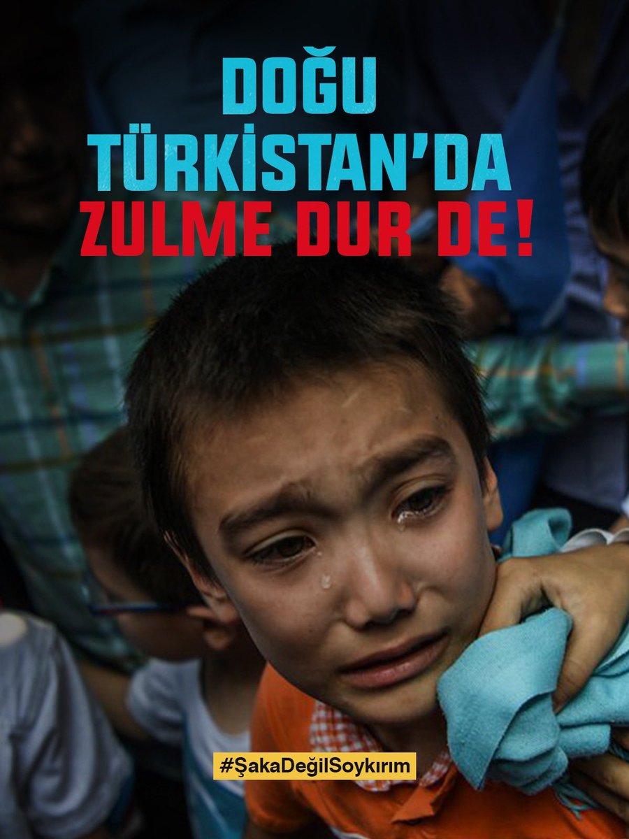 MuammerKaraman's tweet photo. Doğu Türkistan’da Müslüman Uygur Türkleri komünist Çin Devleti tarafından tüm dünyanın gözü önünde tarihin en vahşi ve acımasız etnik, kültürel soykırımına uğratılıyor. #ŞakaDeğilSoykırım https://t.co/HpQ0jsvDi3