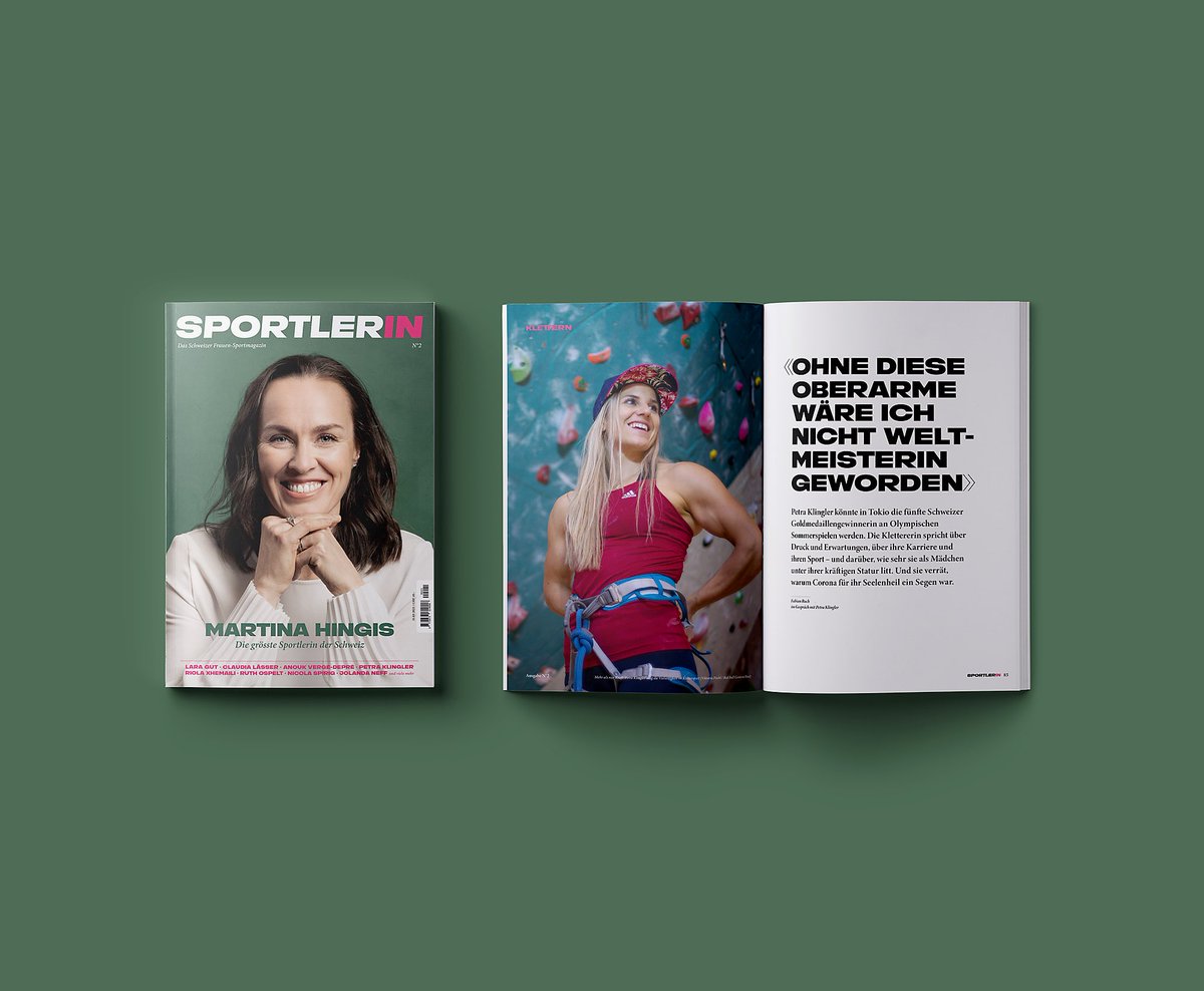 SportlerinM's tweet photo. Ausgabe 2 von SPORTLERIN - mit Martina Hingis, Lara Gut, Petra Klingler, Claudia Lässer, Ruth Ospelt und vielen weiteren faszinierenden Frauen aus der Sportwelt. Jetzt am Kiosk oder auf https://t.co/dZX3SKzQX9 https://t.co/hCrMAWkFdk