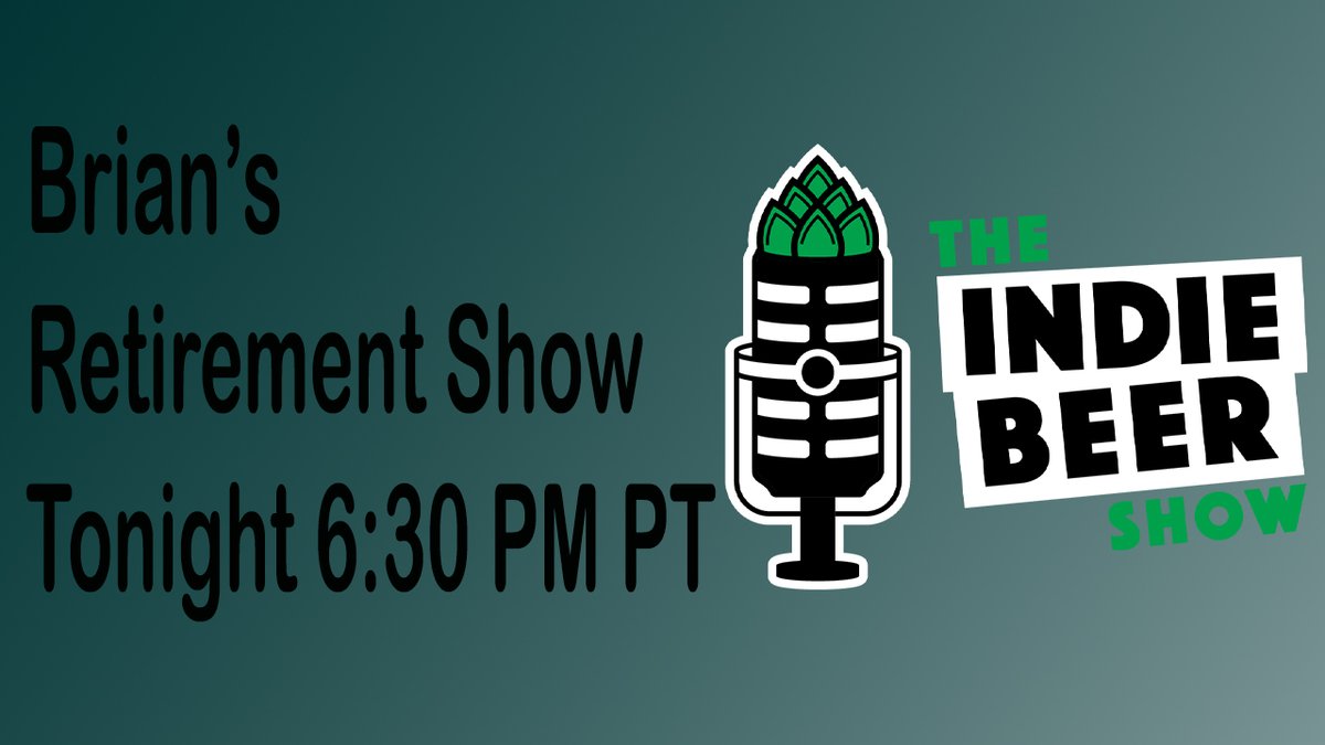 After the <a href="/Padres/">San Diego Padres</a> get their first victory, join us for my last show! This is also my last post as a member of TIBS! Cheers, love and thanks to everyone that has ever listened to me babble about beer!

youtube.com/watch?v=-b1eZo…