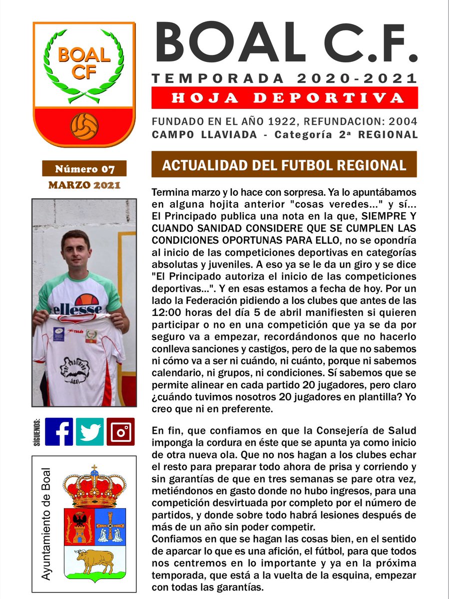 Boal Club de Fútbol tweet media